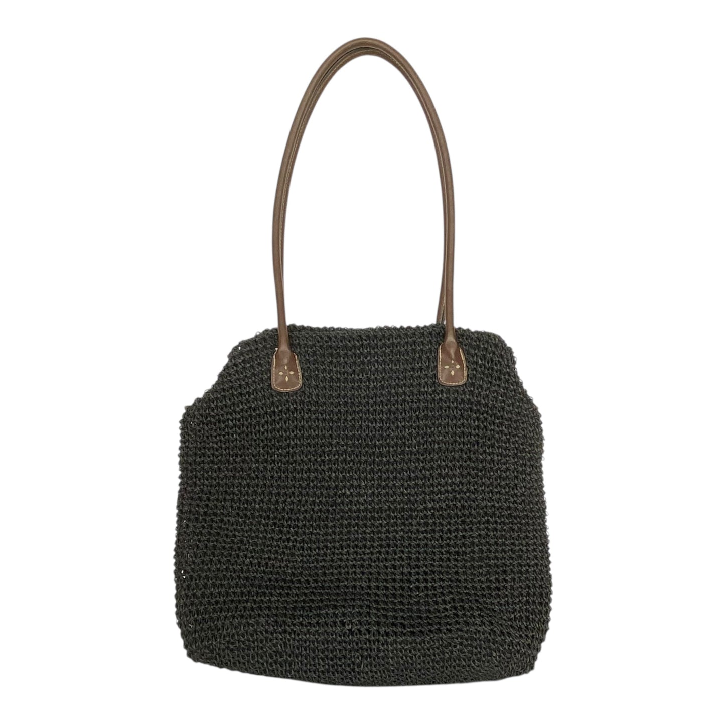 Handbag By Sonoma In Black & Tan, Size:Medium