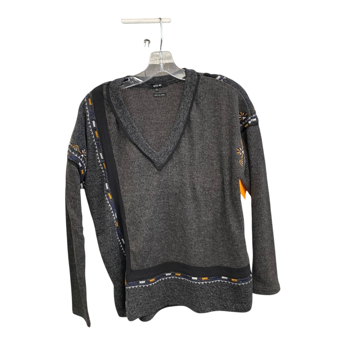 SWEATER by MISS ME In GREY, Size: S