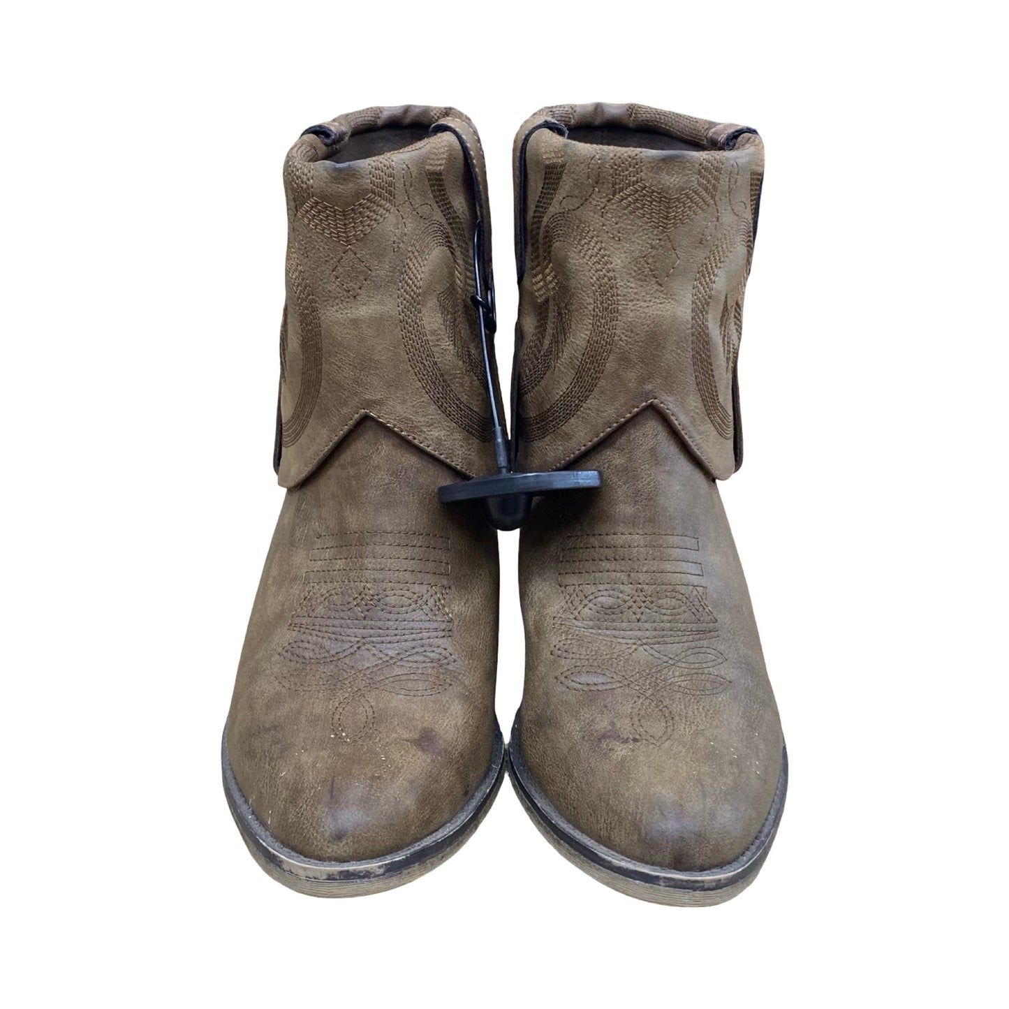 Boots Western By Mia In Brown, Size:8.5
