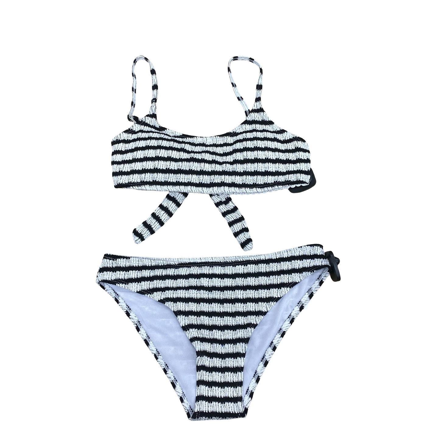 Swimsuit 2Pc By Cmc In Striped Pattern, Size:L