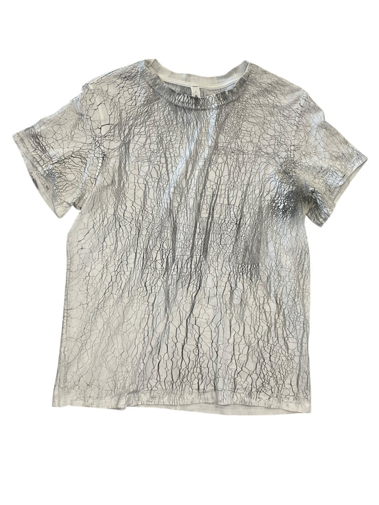 Athletic Top Ss By Lululemon In White, Size:Xs
