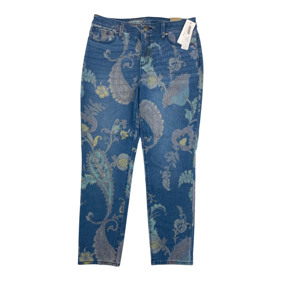 Jeans Straight By Chicos In Blue Denim, Size:8