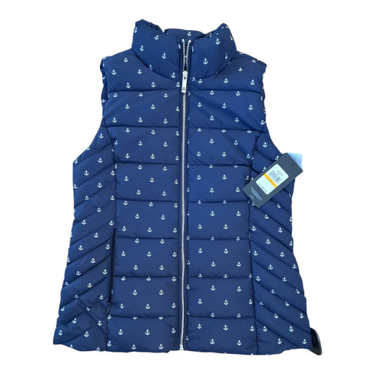 Vest Puffer & Quilted By Tommy Hilfiger In Navy, Size:S