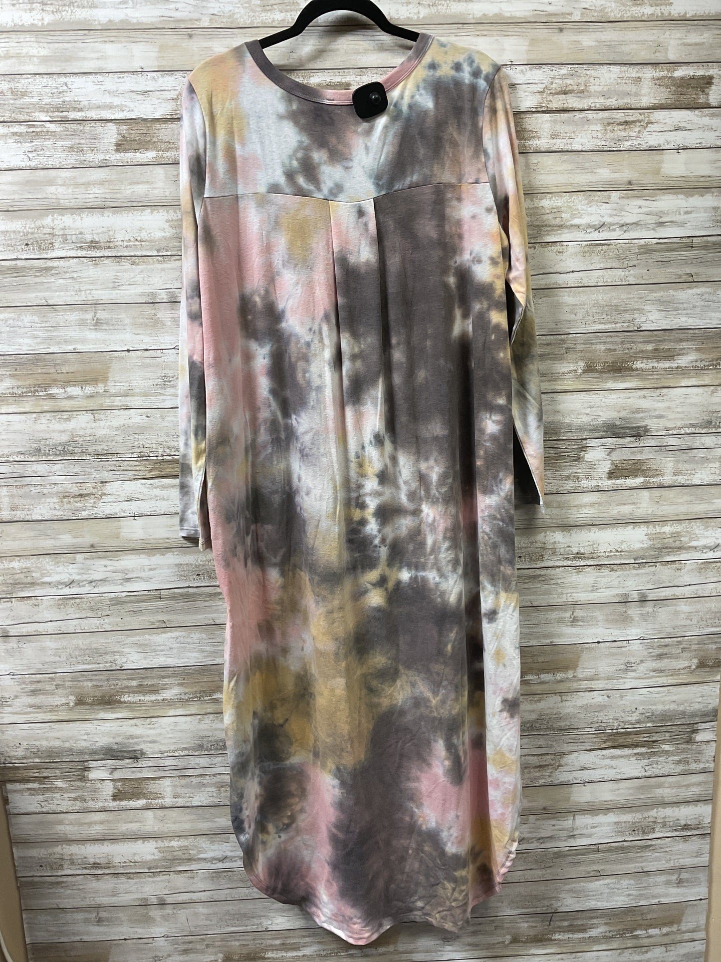 Dress Casual Maxi By Cme In Tie Dye Print, Size:2X