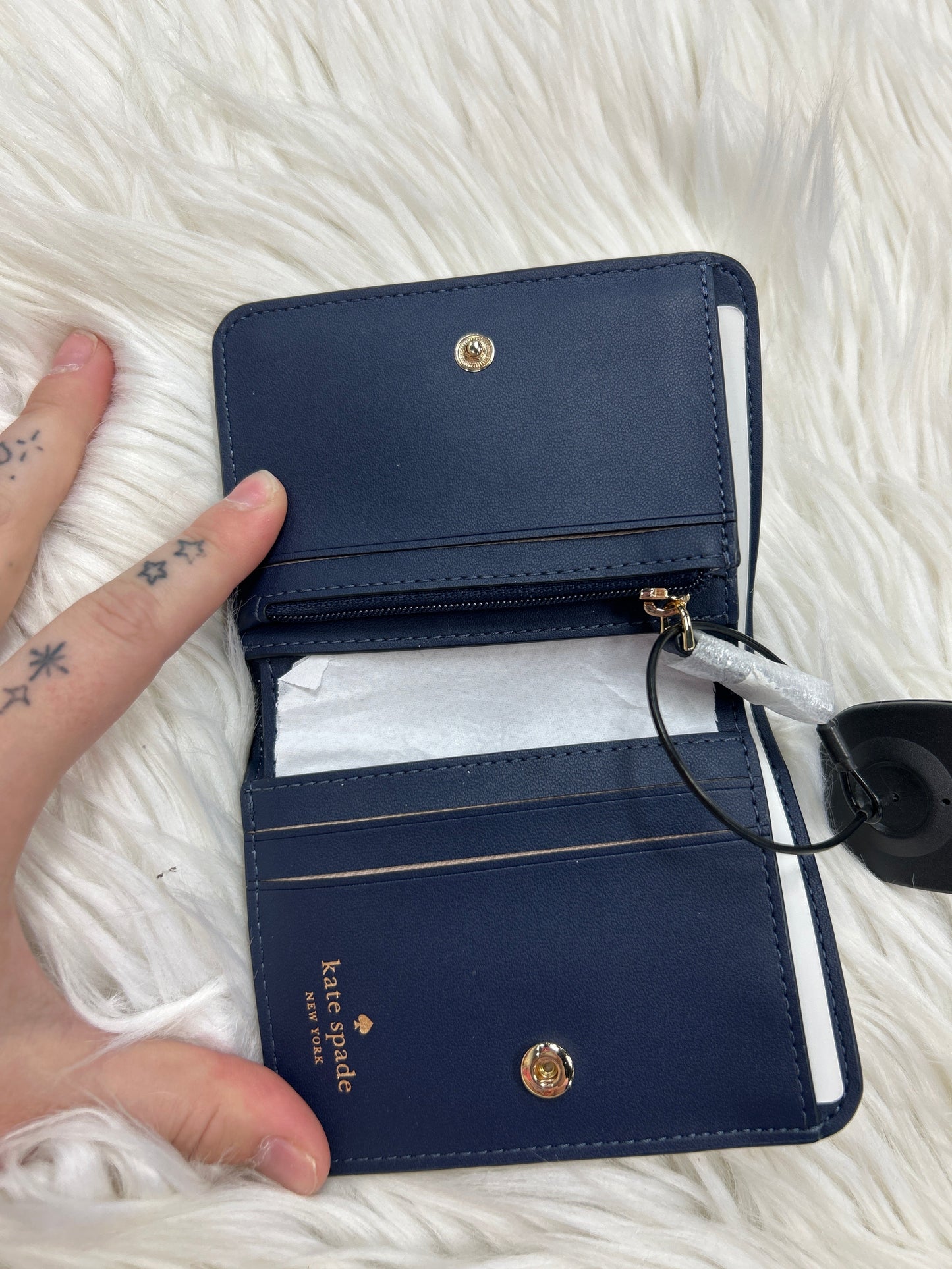 Wallet Designer By Kate Spade In Blue, Size:Small NEW
