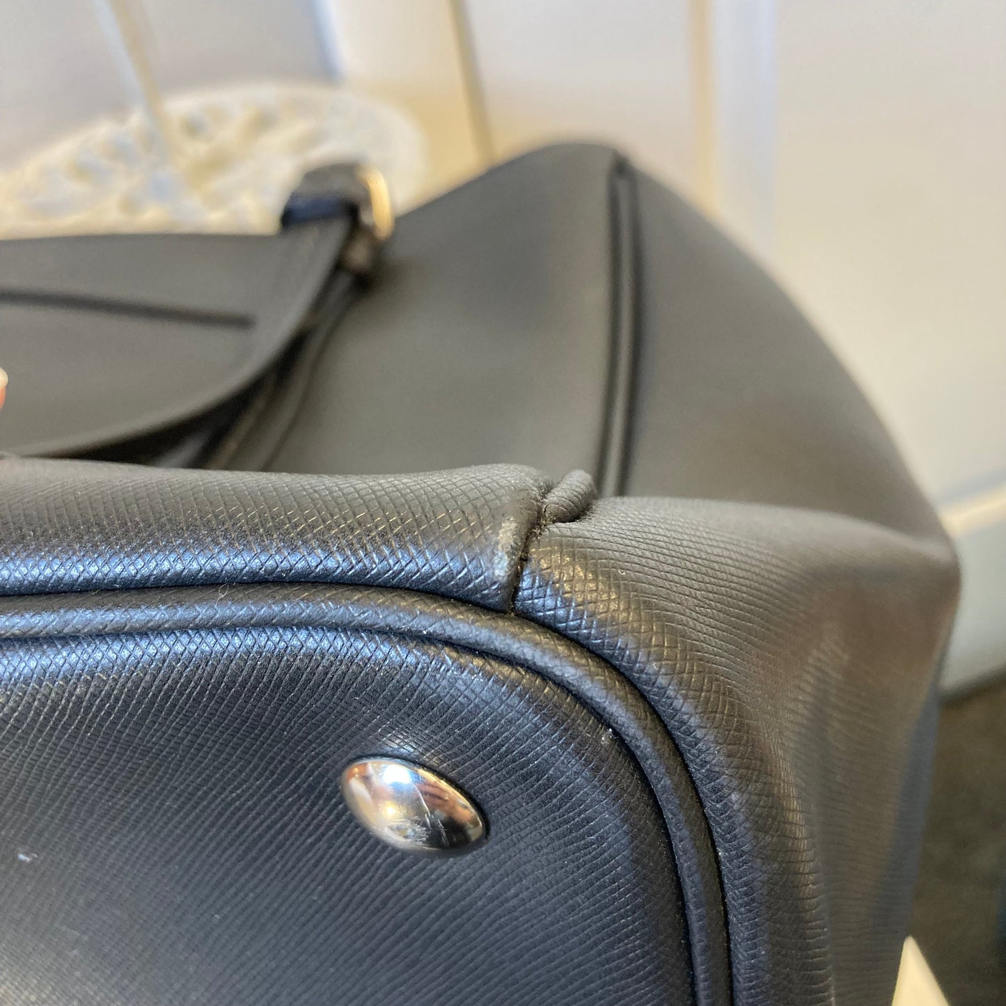 Handbag Designer By Coach In Black, Size:Medium