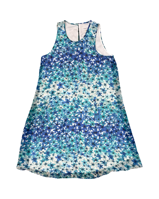 Dress Casual Short By Calvin Klein In Blue, Size:8
