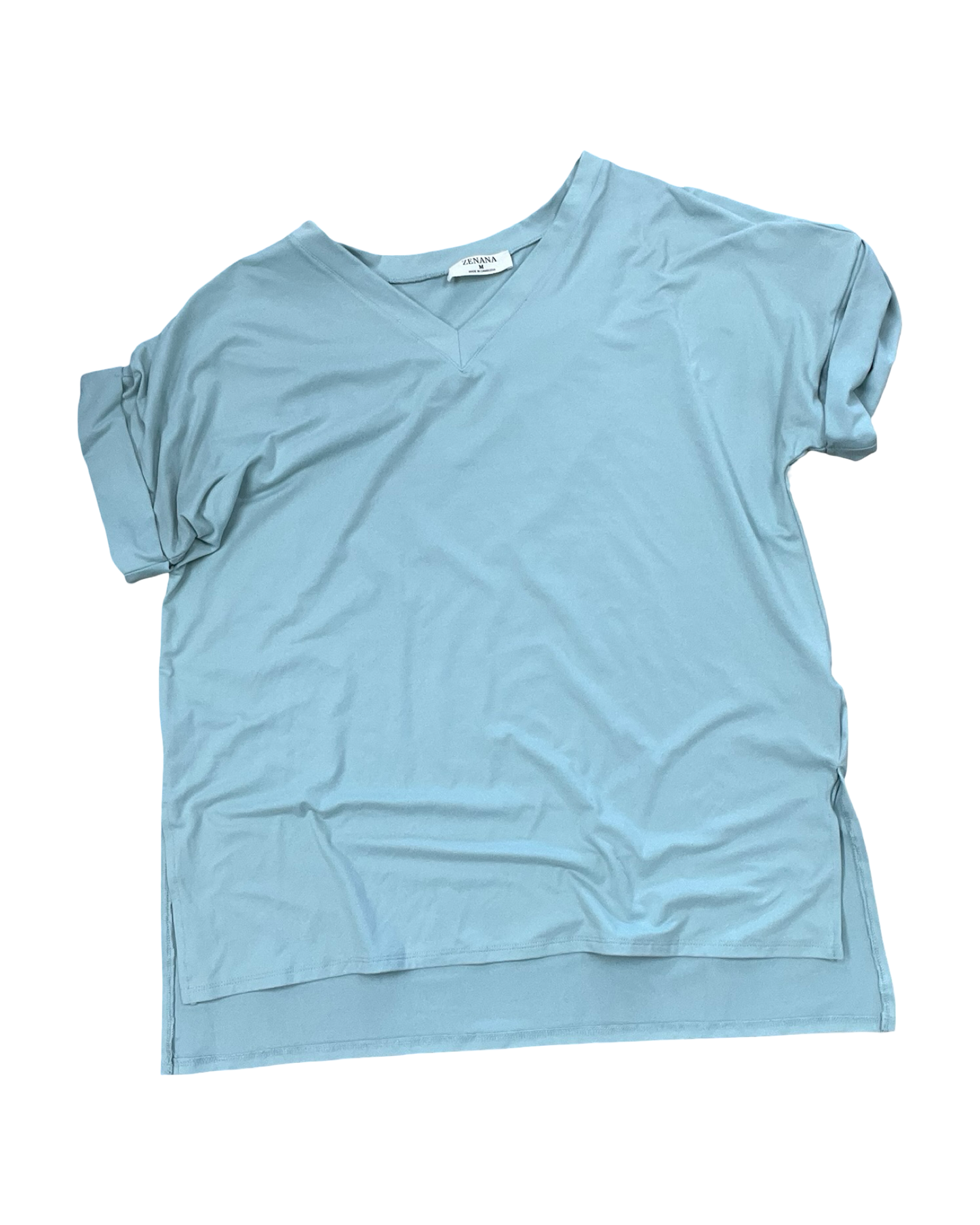 Top Ss By Zenana In Green, Size:M