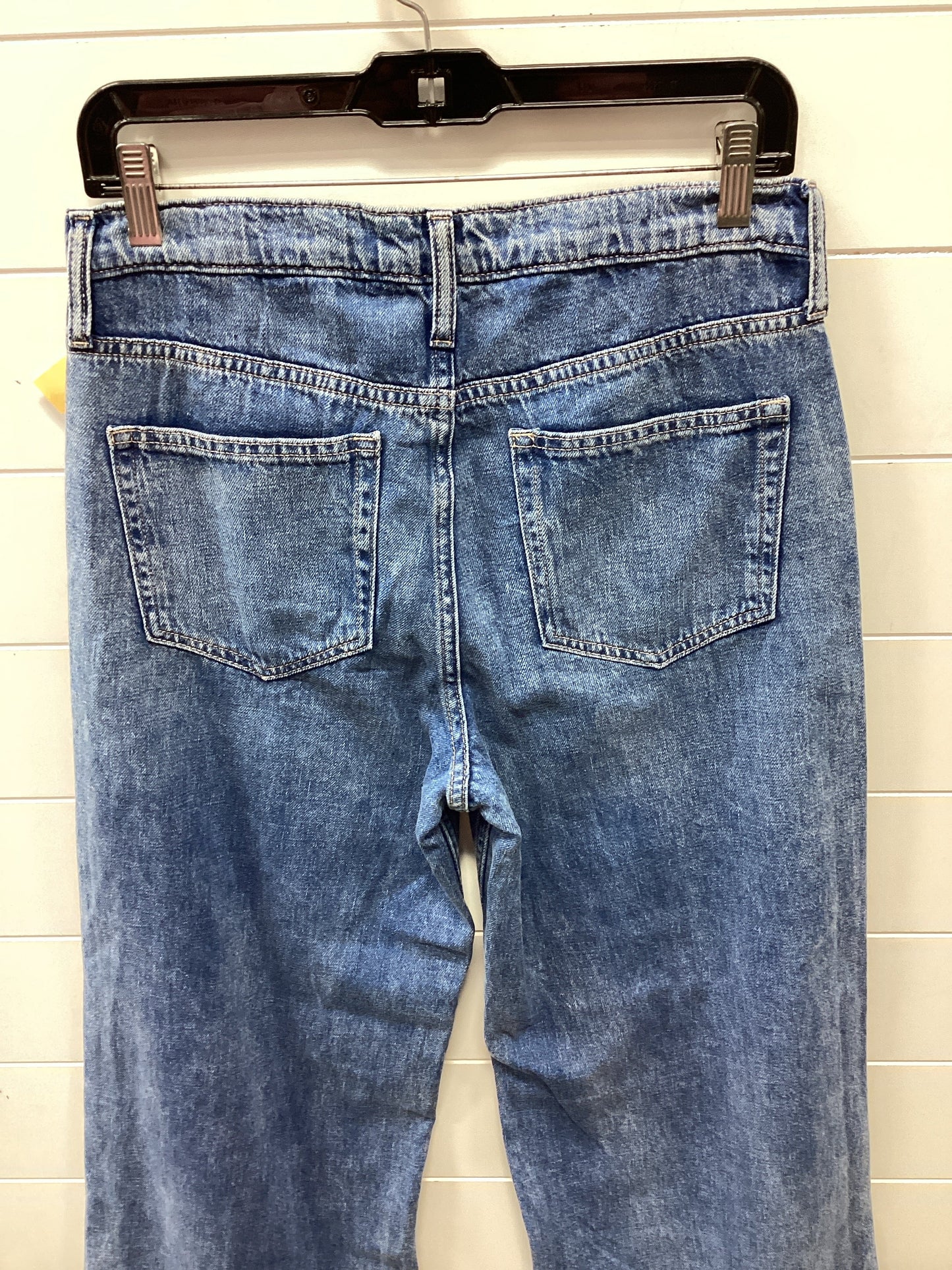 Jeans Wide Leg By Gap In Blue Denim, Size:6