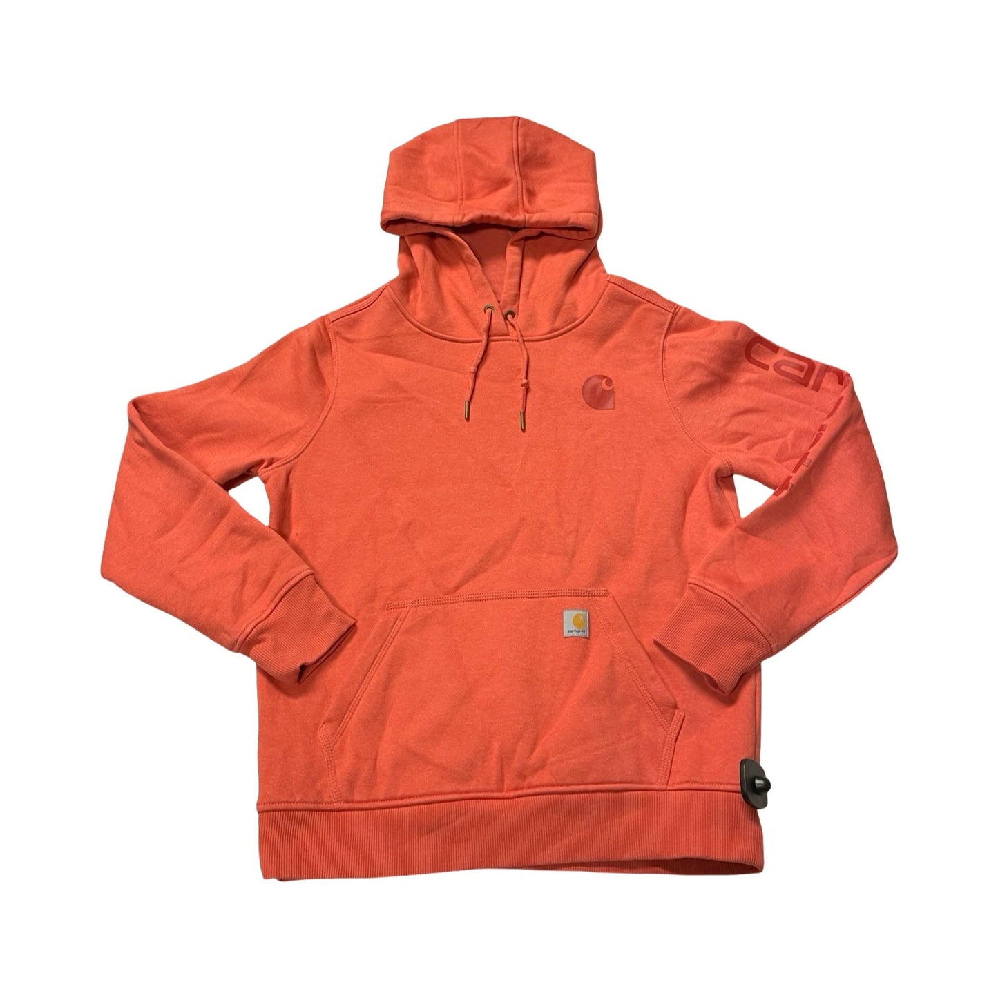 Sweatshirt Hoodie By Carhartt In Orange, Size:M