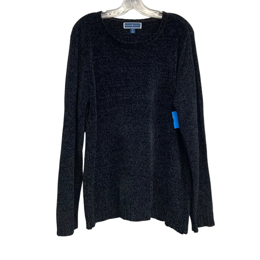 Sweater By Karen Scott In Black, Size:Xl