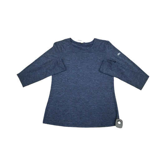 Athletic Top Ls Crewneck By Alo In Blue, Size:S