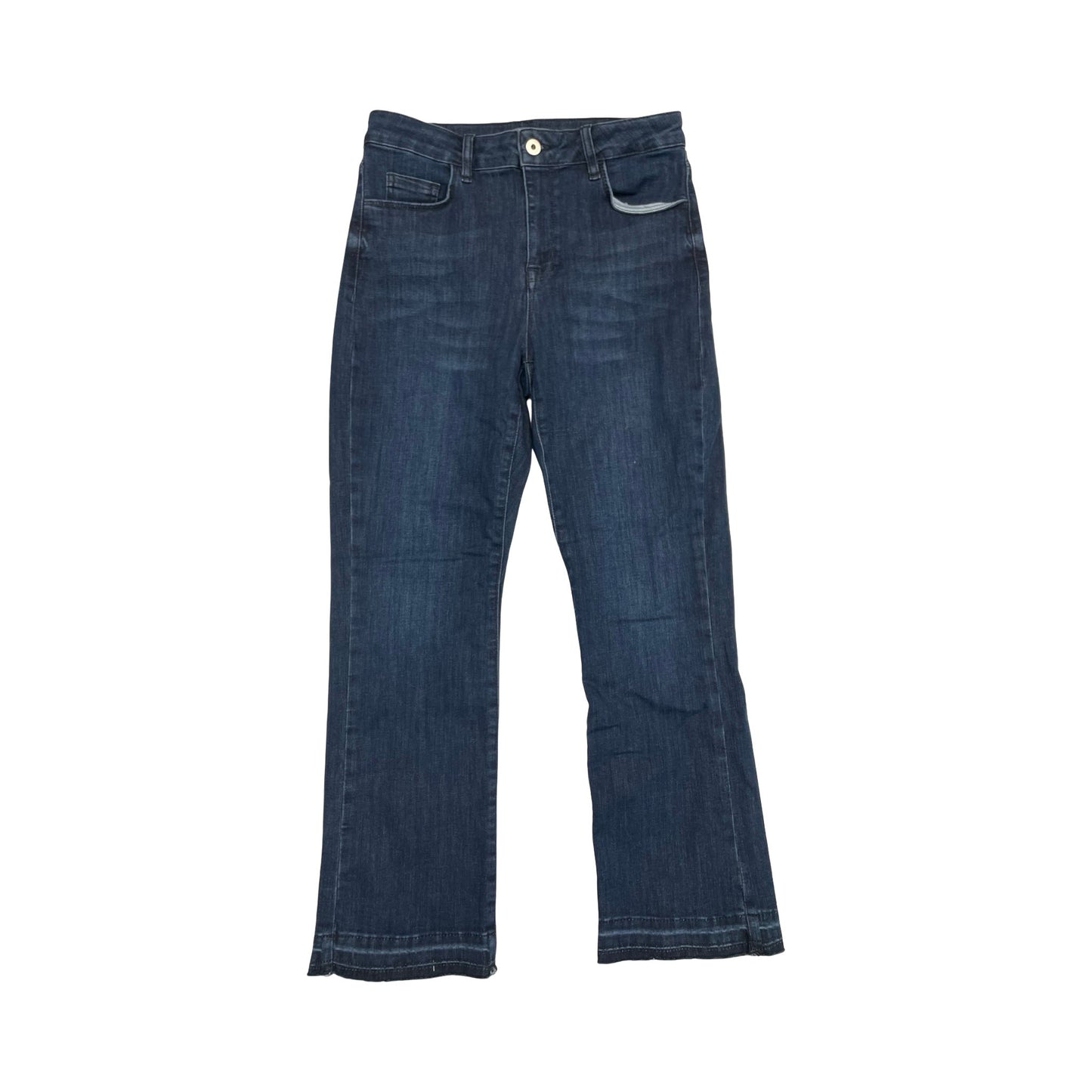 Jeans Boot Cut By Elliott Lauren In Blue Denim, Size:8