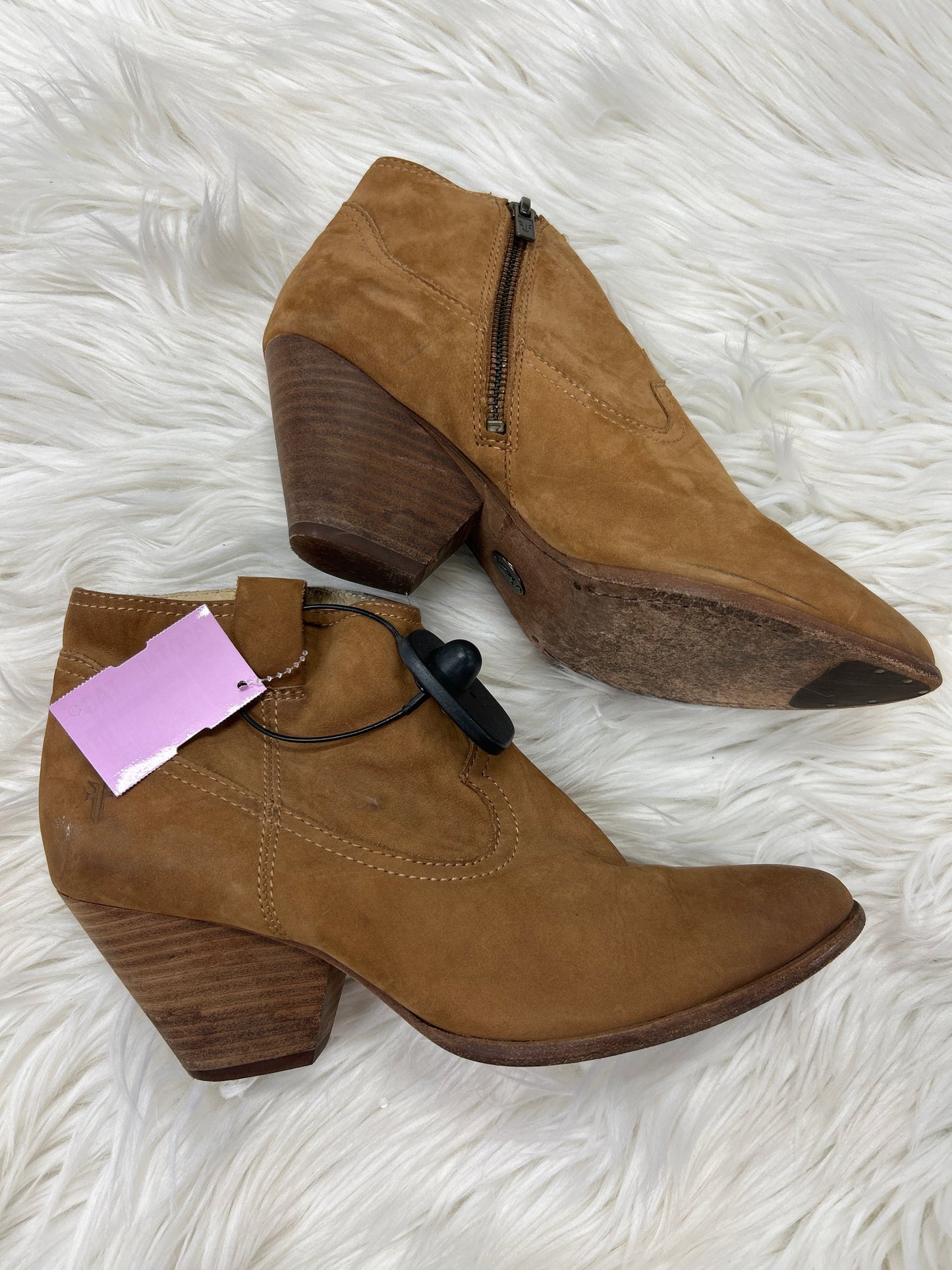 Boots Designer By Frye In Brown, Size:8.5