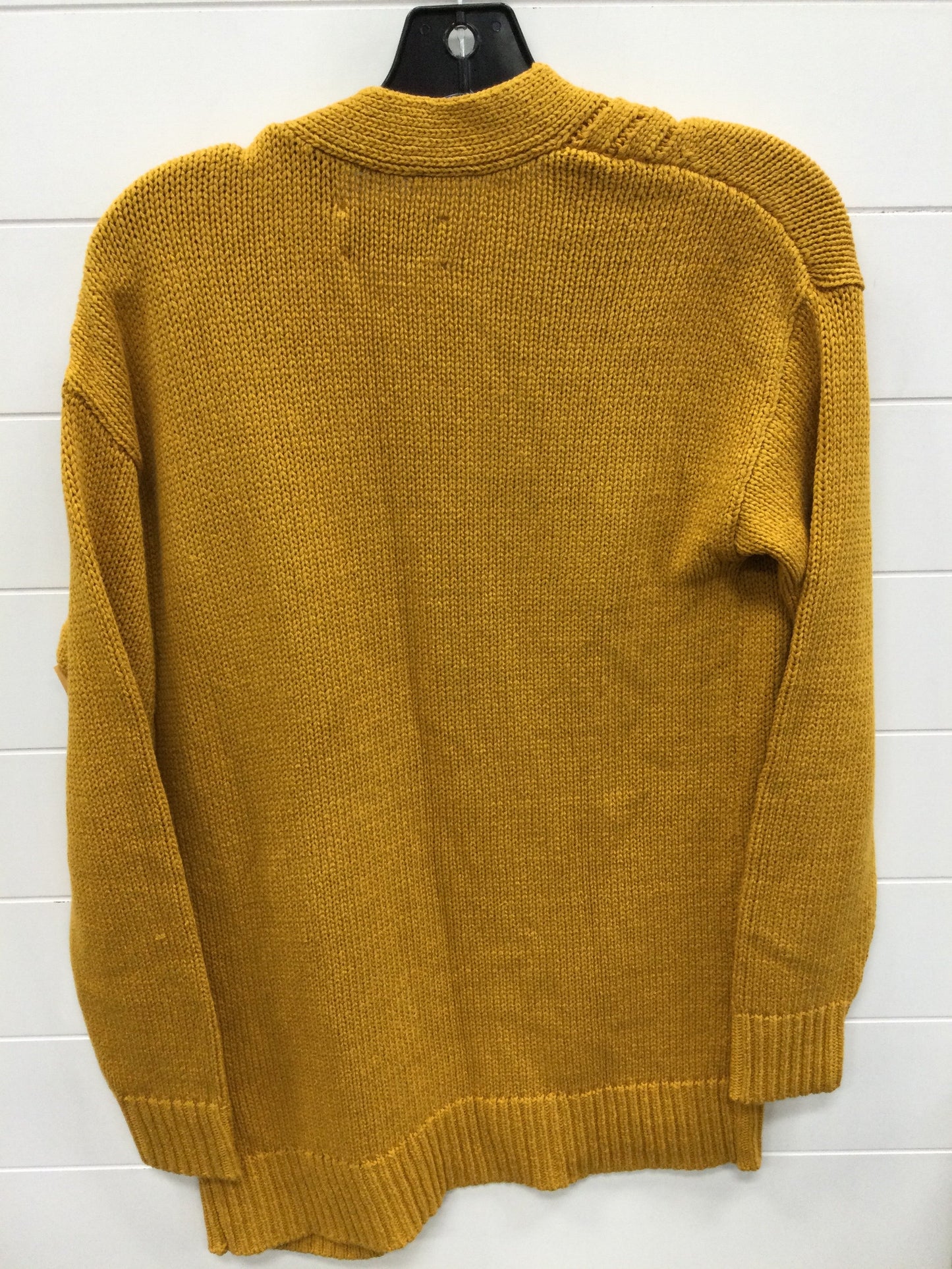 Sweater Cardigan By Lucky Brand In Yellow, Size:Xs