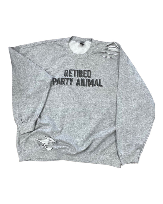 Sweatshirt Crewneck By Gildan In Grey, Size:2X