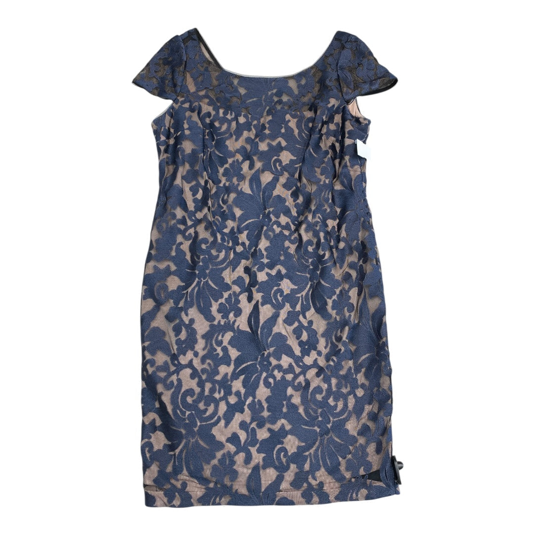 Dress Party Midi By Calvin Klein In Blue, Size:16
