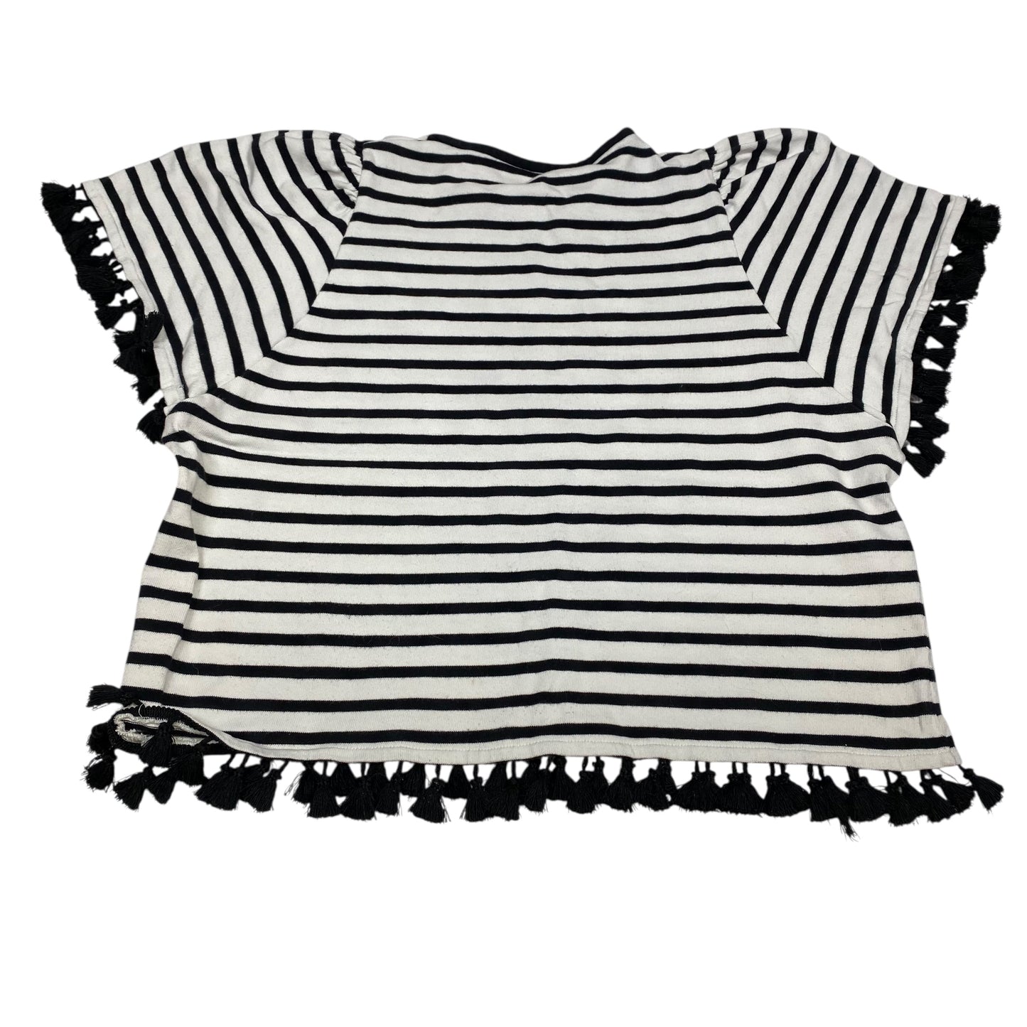 Top Ss Designer By Kate Spade In Black & White, Size:Xl