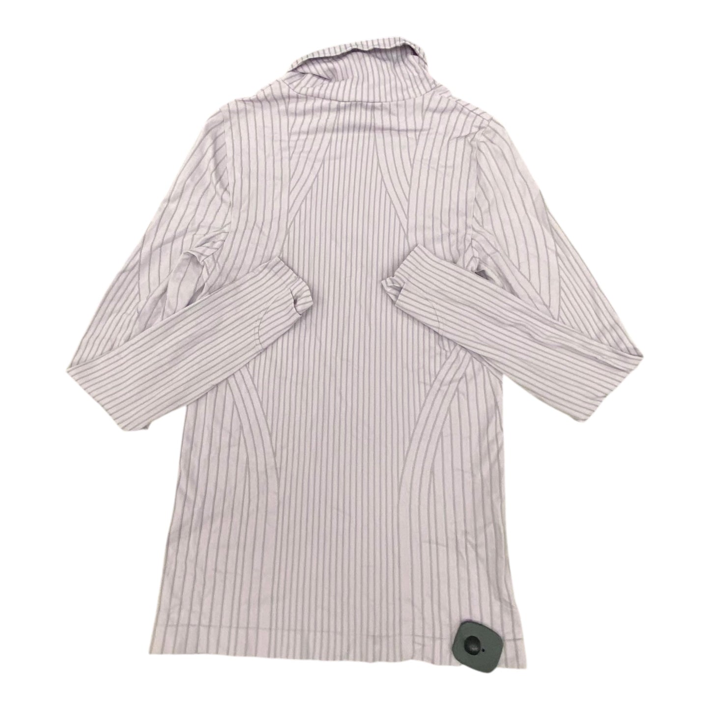 Athletic Top Ls Collar By Athleta In Purple, Size:Sp