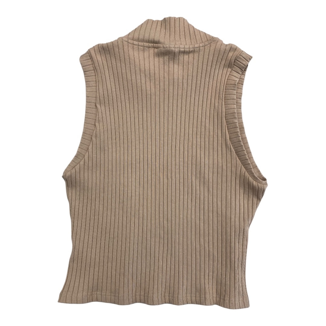 Top Sleeveless By Varley In Tan, Size:Xl