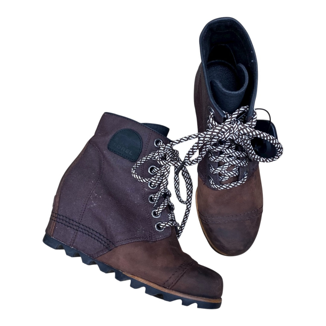 Boots Designer By Sorel In Brown, Size:7.5