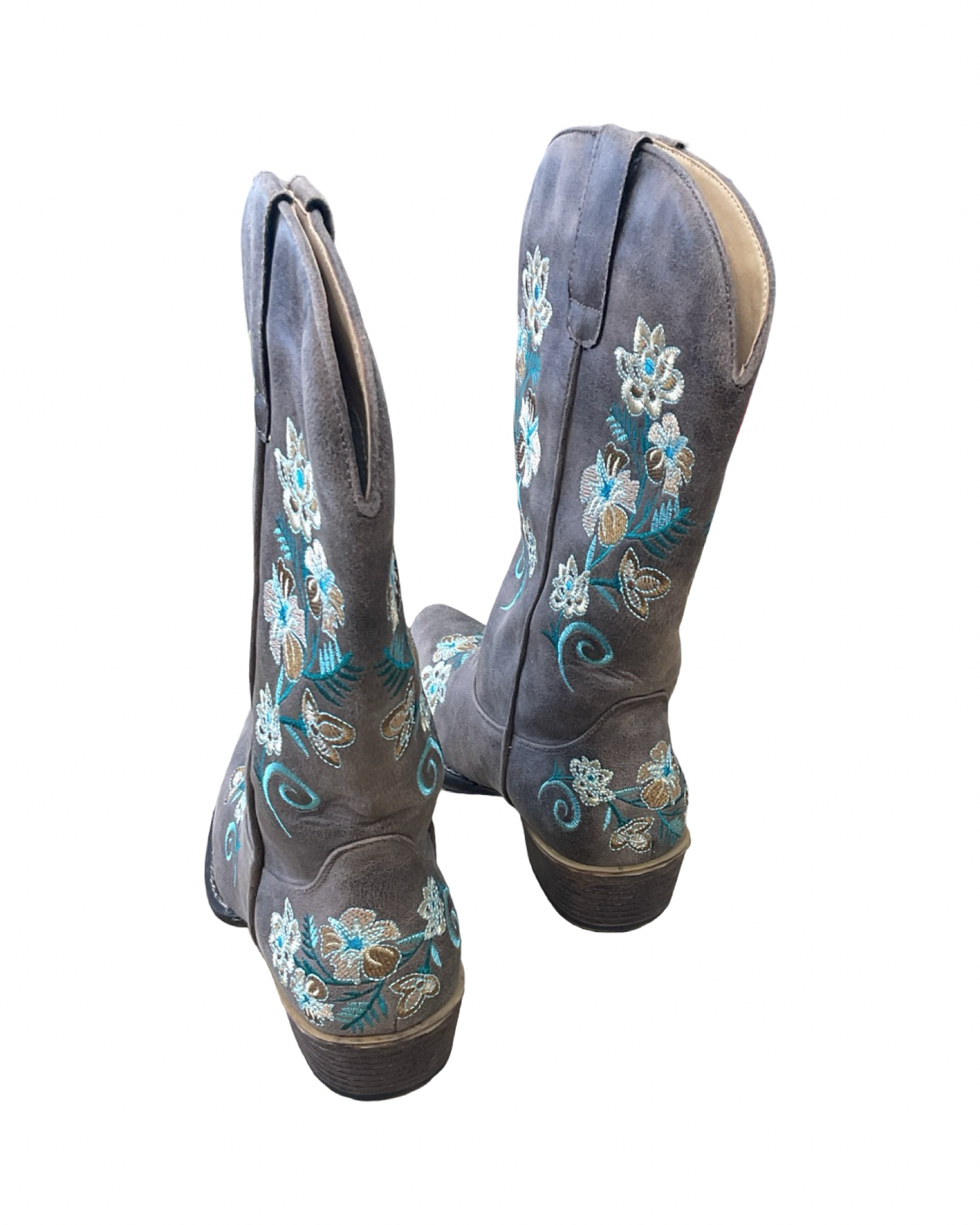 Boots Western By Roper In Brown, Size:7.5