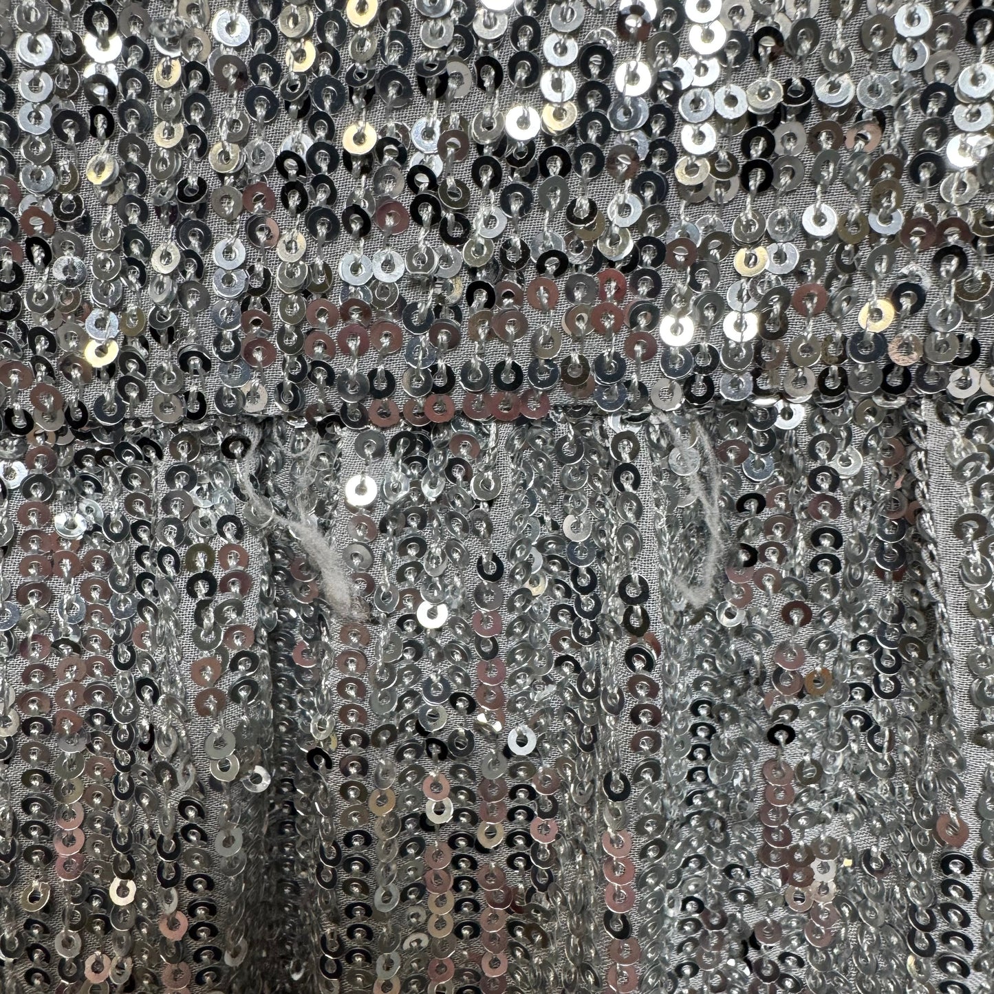 AS IS Marion Sequin Long Dress By Emerson Frye In Silver, Size: M
