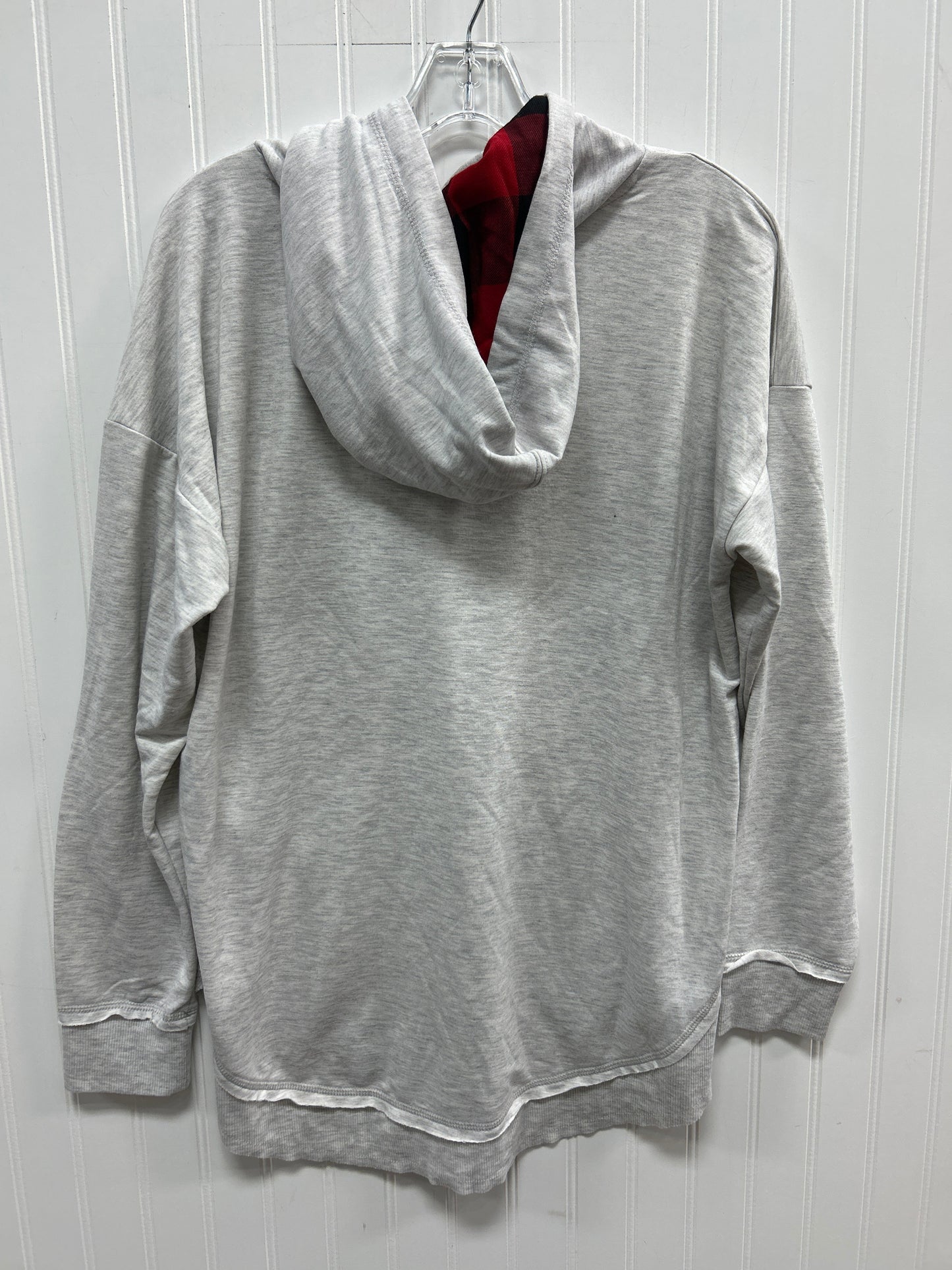 Sweatshirt Hoodie By Maurices In Grey, Size:L