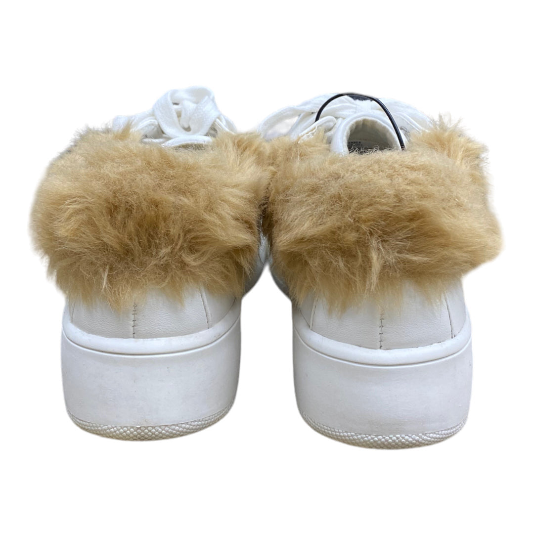 Shoes Athletic By Steve Madden In Tan & White, Size:6.5