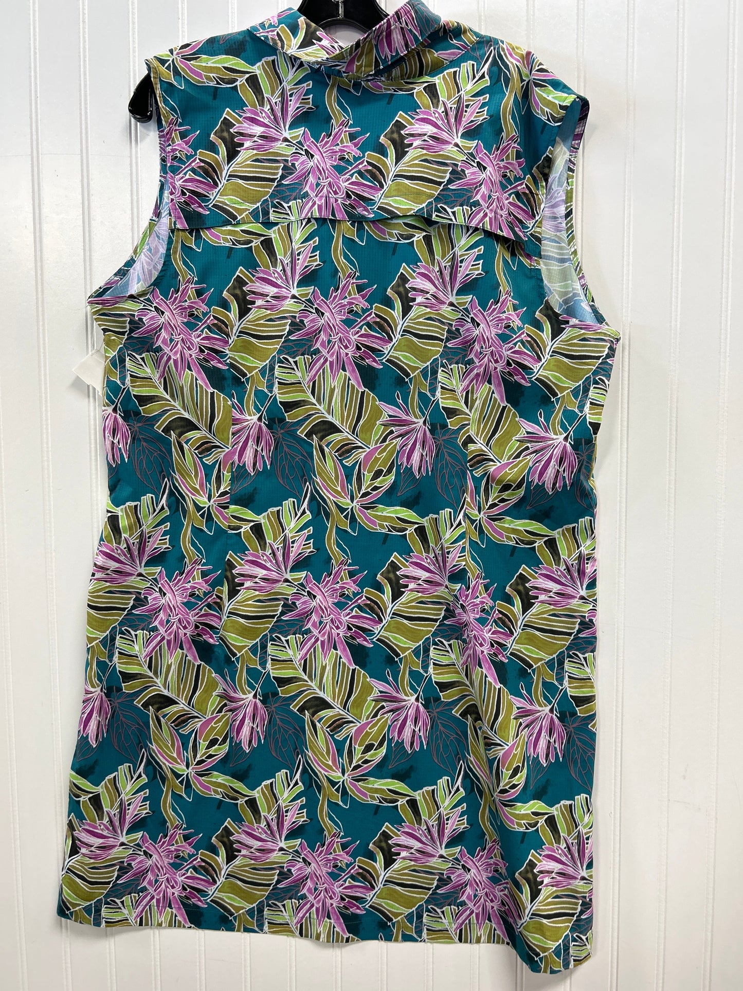Dress Casual Midi By Reel Legends In Teal, Size:Xl