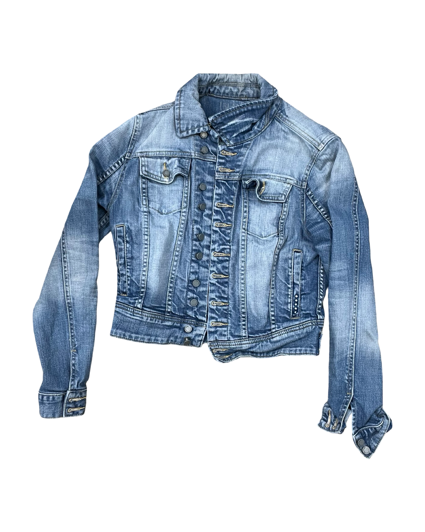 Jacket Denim By Blanknyc In Blue Denim, Size:M
