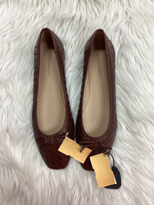 Shoes Flats By Bernardo In Brown, Size:10
