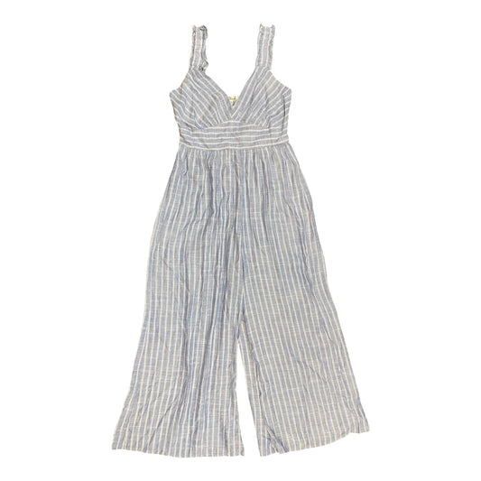 Jumpsuit By Blush In Blue & White, Size:Xl