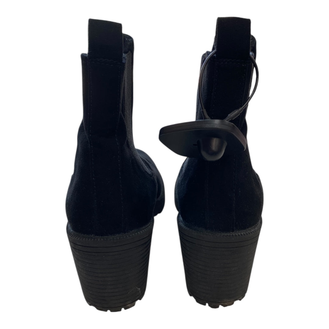 Boots Ankle Heels By H&M In Black, Size:6