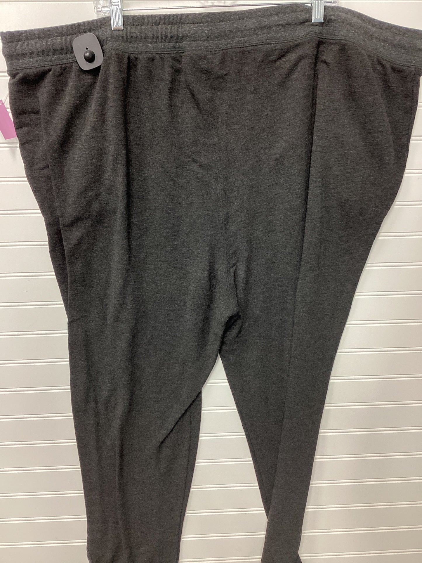 Pants Linen By Roamans In Grey, Size:3X