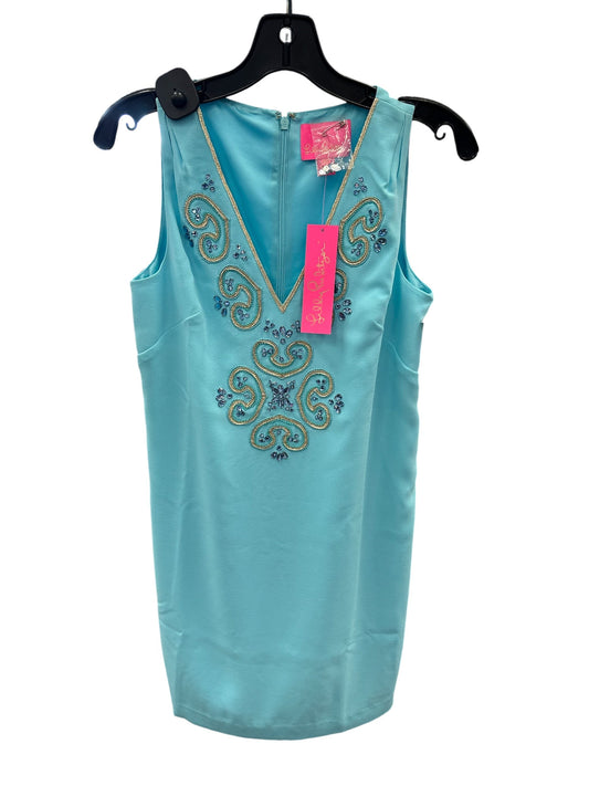 Dress Designer By Lilly Pulitzer In Teal, Size:00