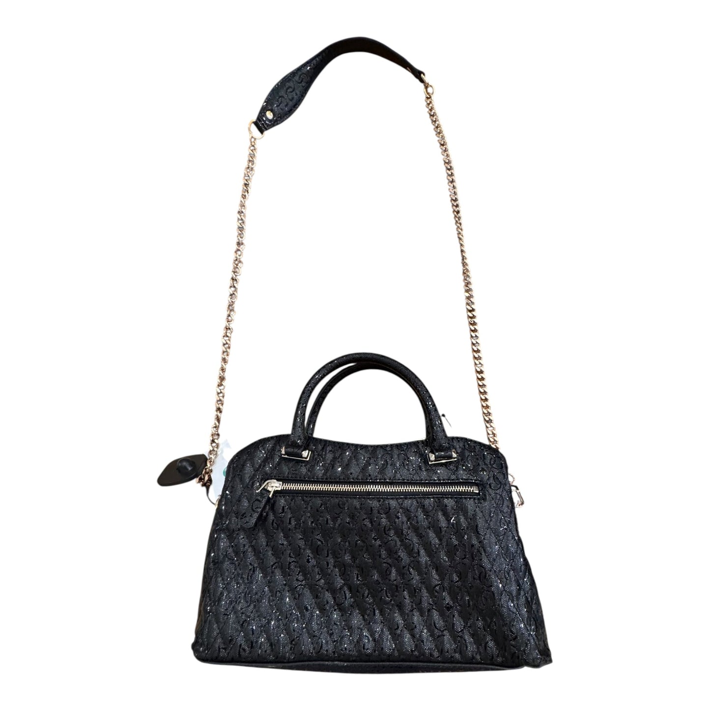 Handbag By Guess In Black, Size:Medium