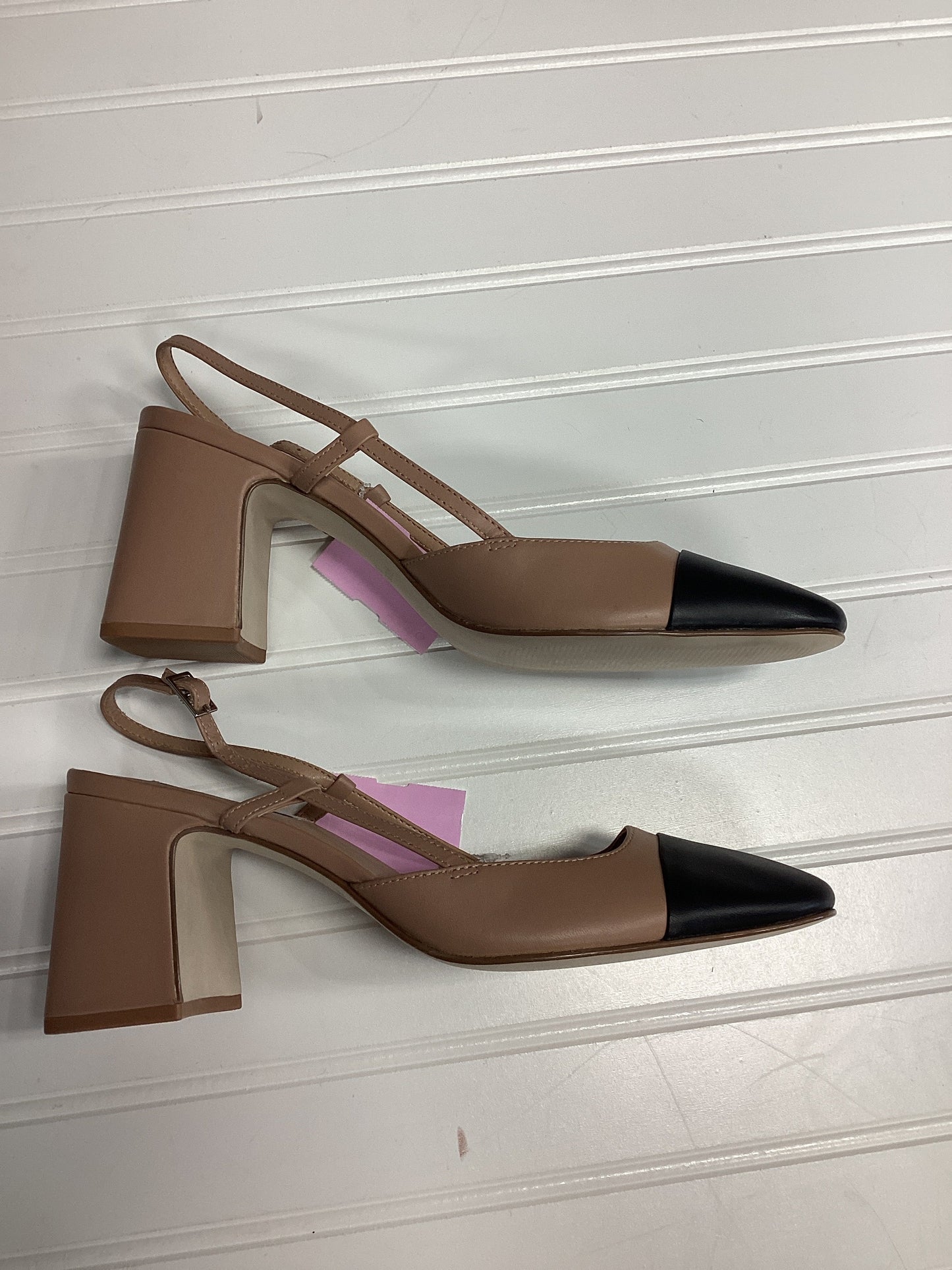 Sandals Heels Block By Steve Madden In Pink, Size:9.5