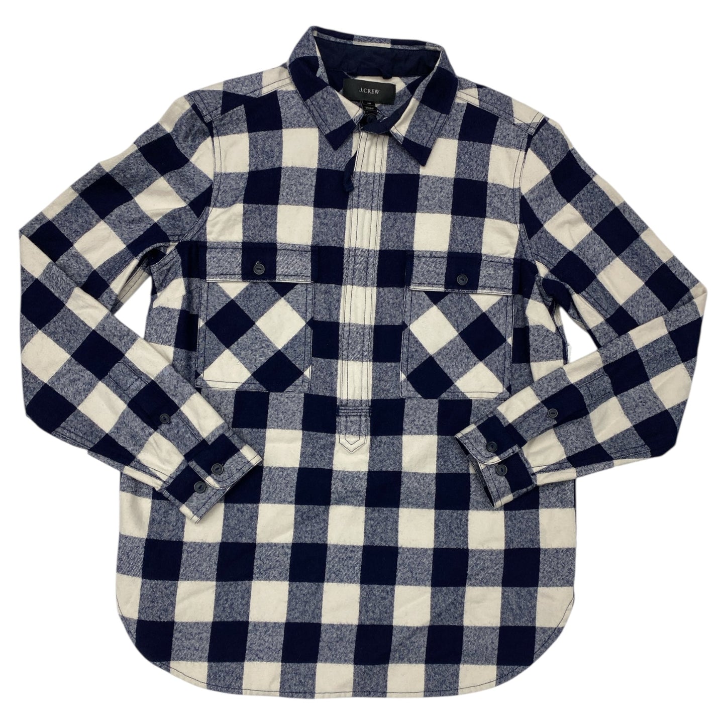 Top Ls By J. Crew In Blue & White, Size:Xs