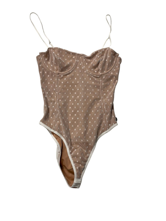 Top Sleeveless By White Fox In Brown & White, Size:M