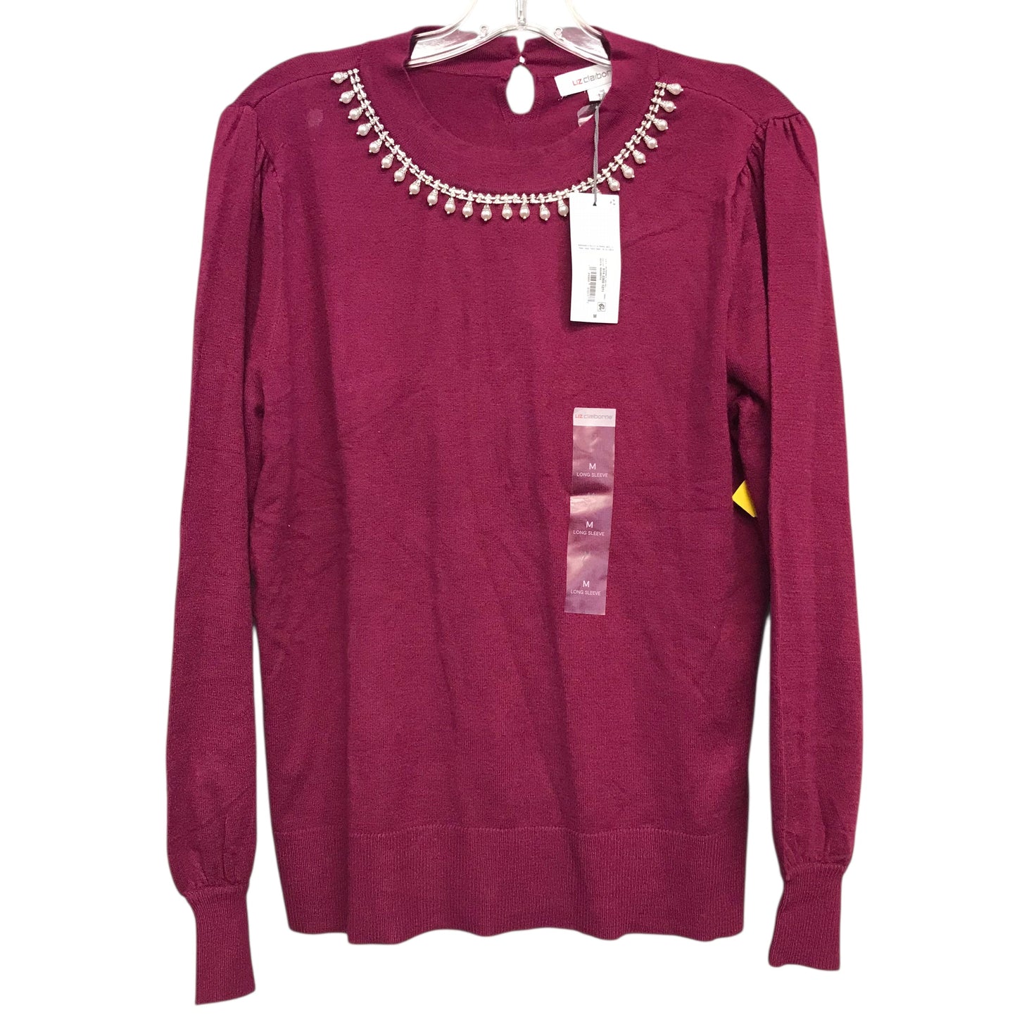 Top Ls By Liz Claiborne In Purple, Size:M