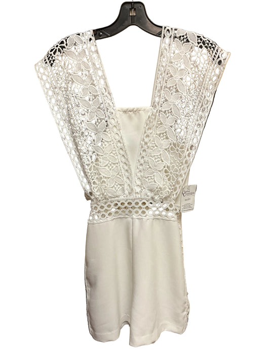 Romper By Do + Be In White, Size:S