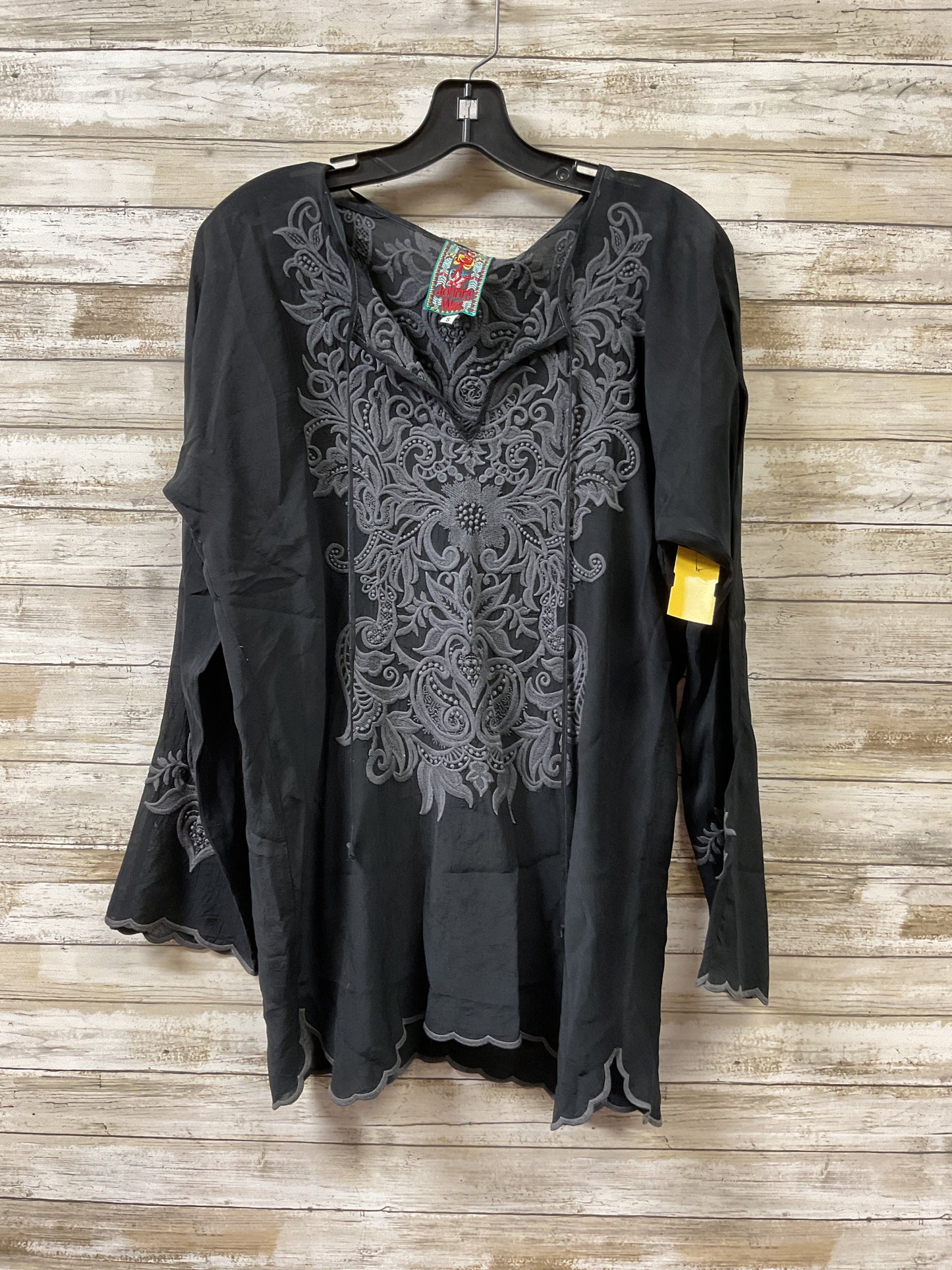 Tunic Ls By Johnny Was In Black, Size:S
