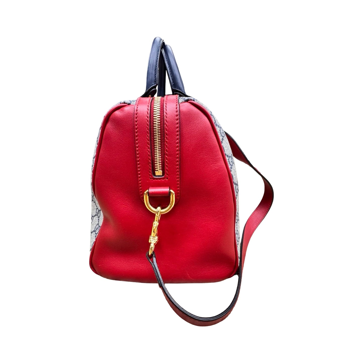 Handbag Structure Supreme Monogram Boston 35 Luxury Designer By Gucci In Multi, Size:Medium