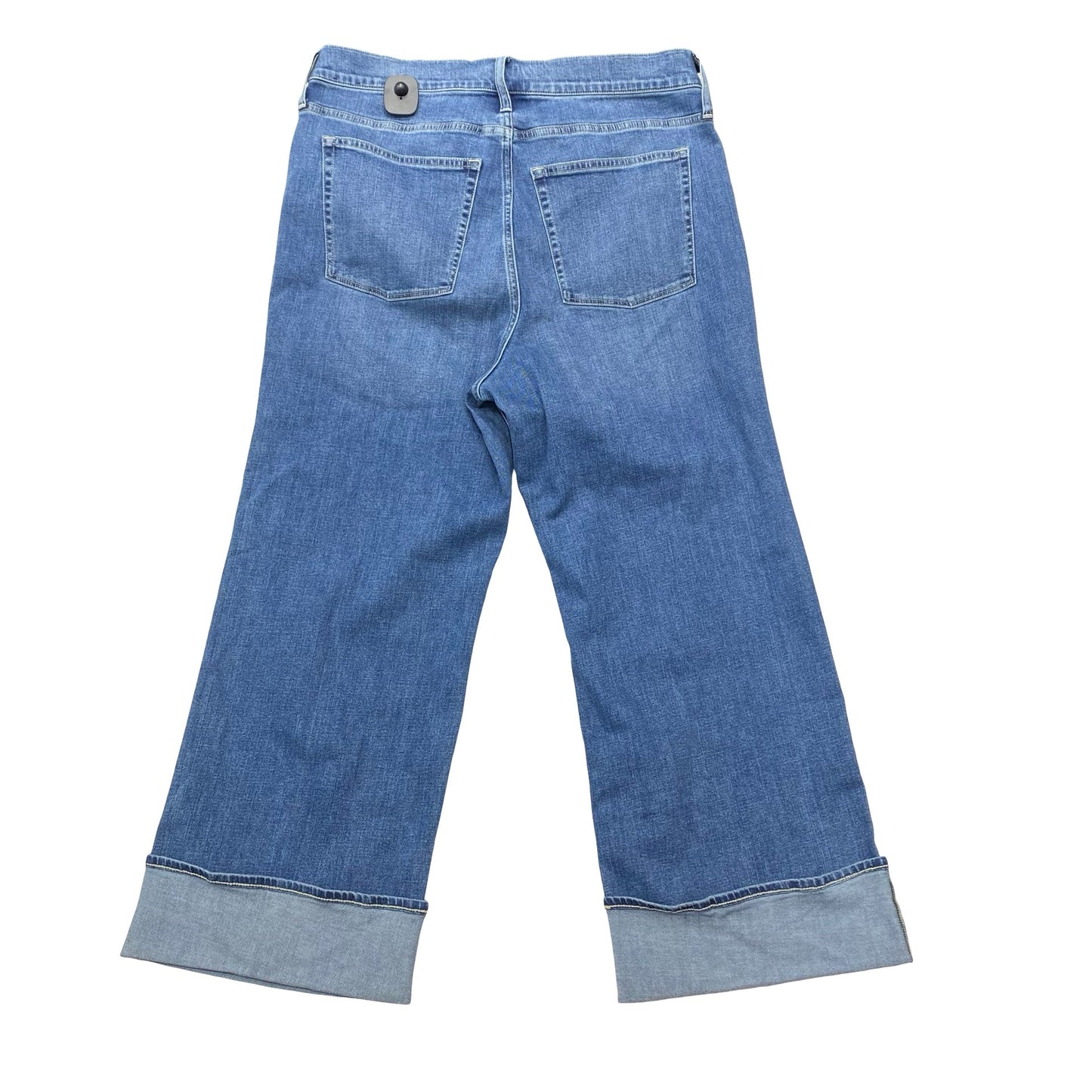 Jeans Wide Leg By J. Crew In Blue, Size:18