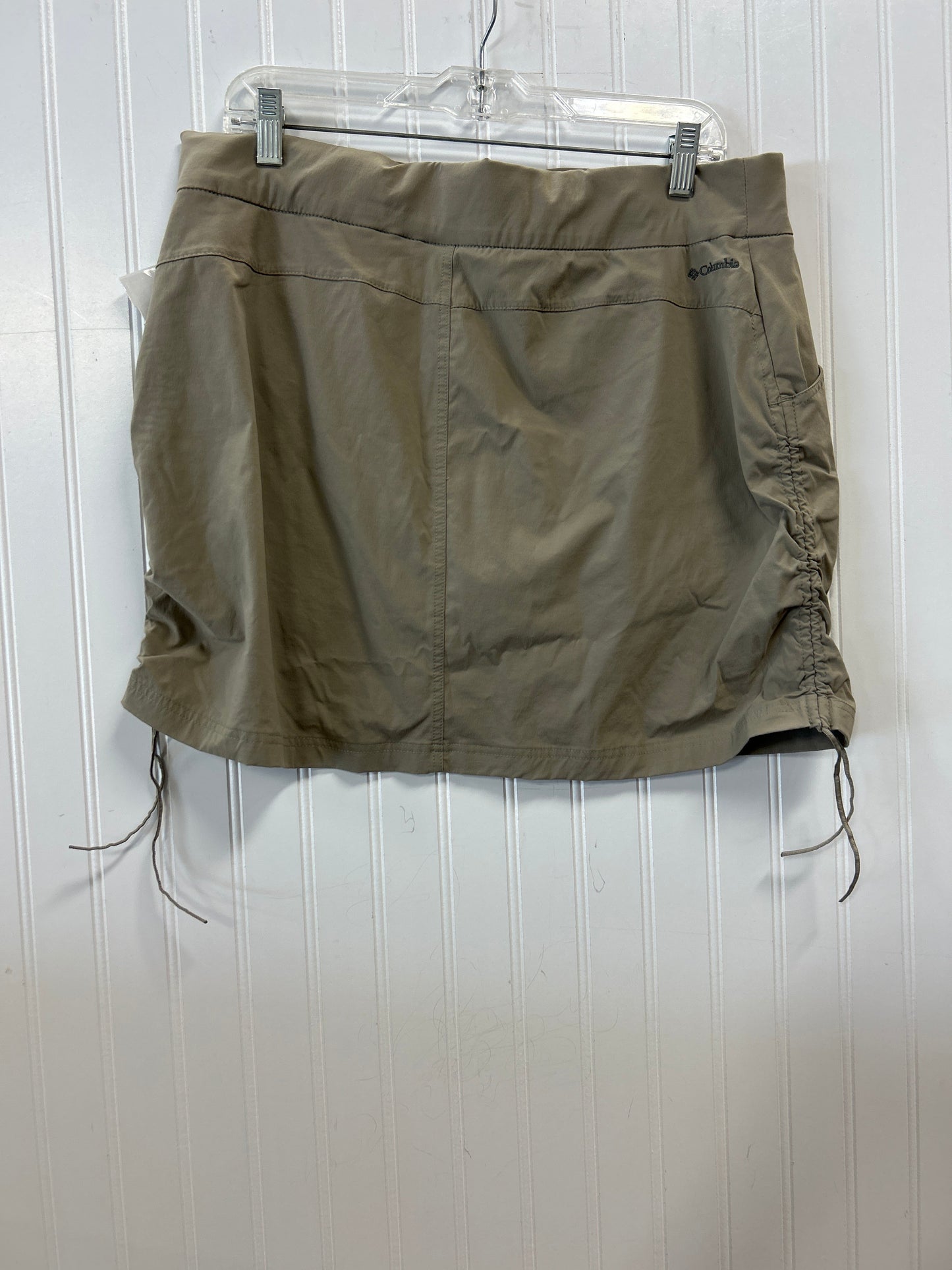 Athletic Skort By Columbia In Tan, Size:Xl