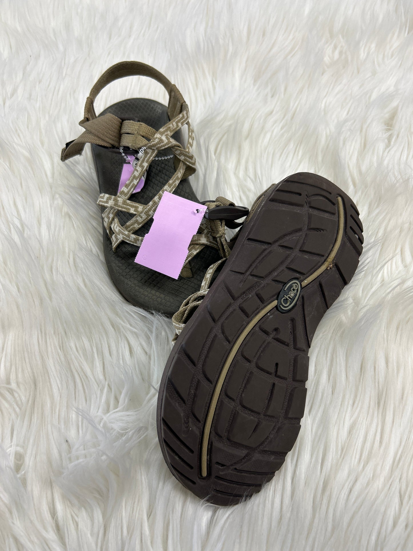 Sandals Flats By Chacos In Brown, Size:5