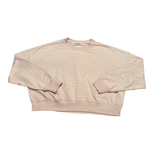 Sweatshirt Crewneck By Aerie In Tan & White, Size:Xs