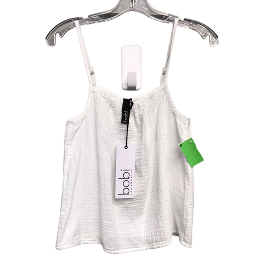 Tank Top By Bobi In White, Size:S