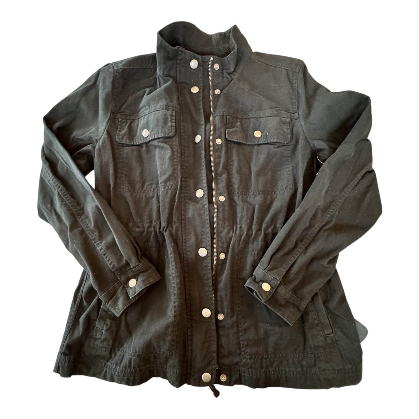 Jacket Utility By Gap In Black, Size:M
